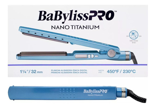 Nanoplaca Babyliss Pro Traditional de titanio de 1 + 1/4