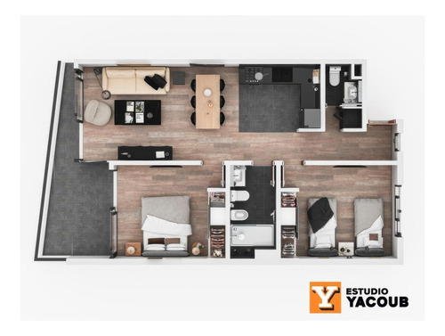 Departamento Venta -2 Dormitorios 2 Baños - 76 Mts 2 Totales - La Plata-pozo-emprendimiento.