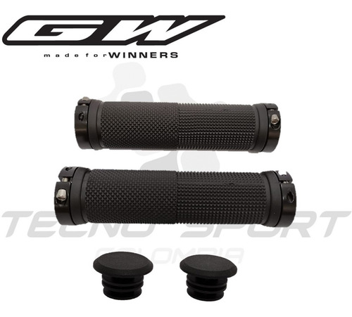 Imagen 2 de 8 de Mangos Gw Grip Puño Manillar Bicicleta Con Anillo Bloqueo