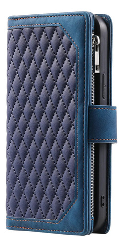 Funda Estilo Libro De Piel Sjk Con Cierre De Cremallera