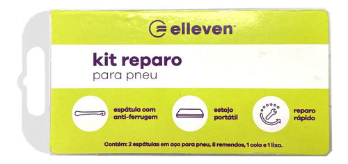 Kit Reparo Rápido Remendo Pneu Bicicleta Com 2 Espátulas Aço