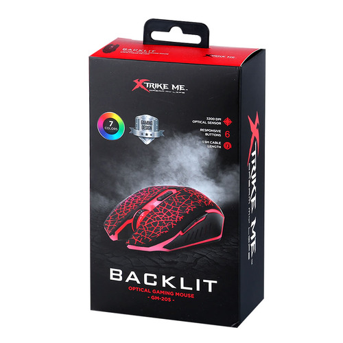 Imagen 7 de 7 de Mouse Gamer Xtrike Me Gm-205