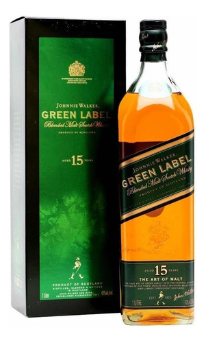 Pack De 12 Whisky Johnnie Walker Green Label 1 L