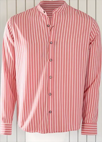 comprar Camisa Canyleo Seda A Rayas Manga Larga Neru Rosado Hombre