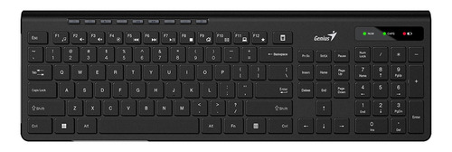 Teclado Esp. Wireless Slimstar 7230, Ergonóm., 9 Keys, Boton