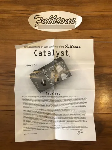 Pedal Fulltone Catalyst Ct-1 - Em Ótimo Estado