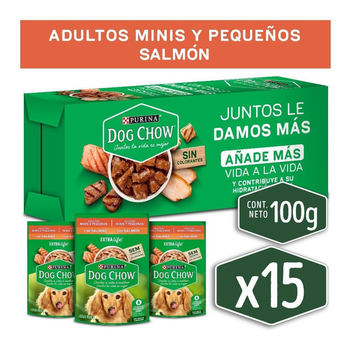 Alimento Húmedo Dog Chow® Adultos Minis/pequeños Con Salmón
