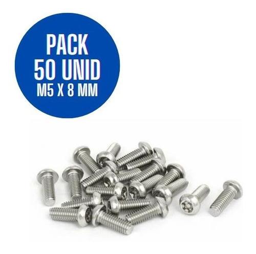 Imagen 1 de 3 de Pernos Parker-allen M5x 8 Mm Cabeza Button