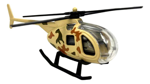 Ff Helicóptero De Aleación Fundida A Presión A Escala 1/64,