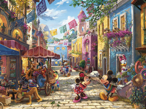 Ceaco - Thomas Kinkade - Colección Disney Dreams - Mickey