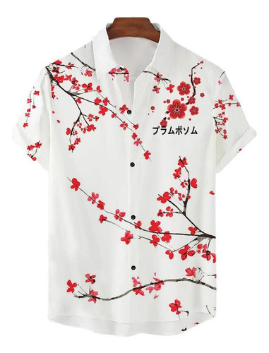 Camisa De Moda Para Hombre, Ropa De Calle Japonesa De Manga