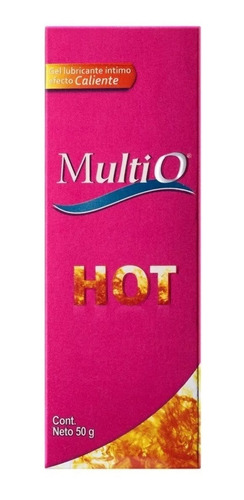 Multio Hot Gel Lubricante Intimo Sexual Efecto Caliente 50 G