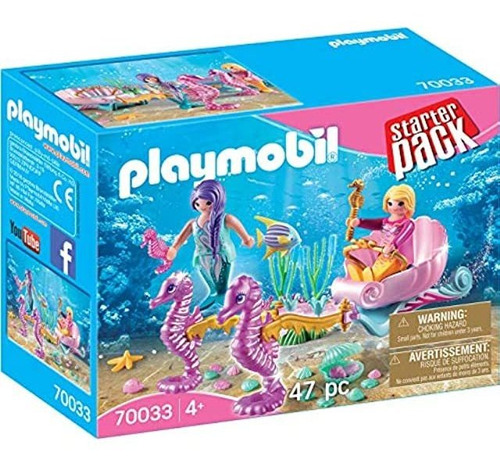 Playmobil Seahorse Carriage And Figure Pack Playset
