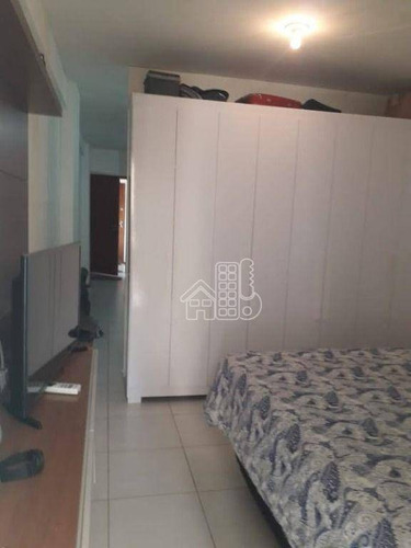 Imagem 3 de 23 de Flat À Venda, 40 M² Por R$ 225.000,00 - Itaipu - Niterói/rj - Fl0016