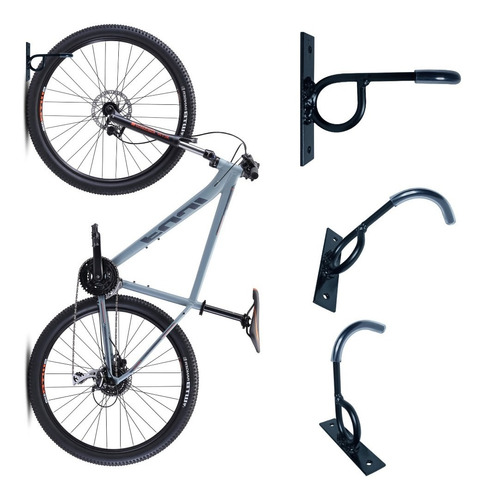 Promoção Suportes De Parede P/ Bicicleta Kit Com 4 Unid B2