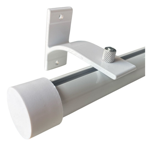 Kit 3 Suporte Inove Parede Trilho Suíço Varão Wave Alumínio