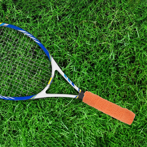 1 Rollo De Cinta De Fibra T Con Agarre Para Raqueta De Tenis