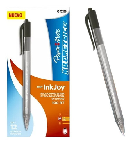 Bolígrafos Papermate Kilométricos Inkjoy Retráctil