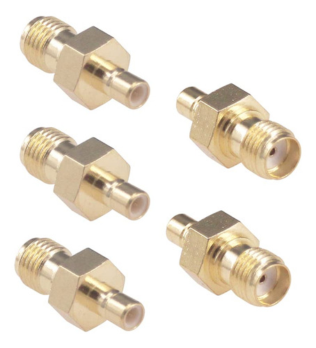 Rfaha 5pcs Smb A Sma Adaptador Coaxial Smb Macho A Sma Hembr