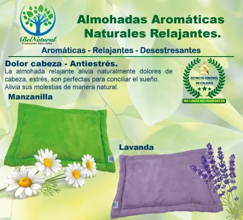 Almohada Arom tica Relajante Desestresante Relajante MercadoLibre