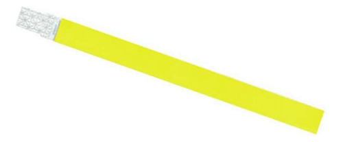 1000 Pulseira De Identificação Amarelo Fluorescente Em Tyvek