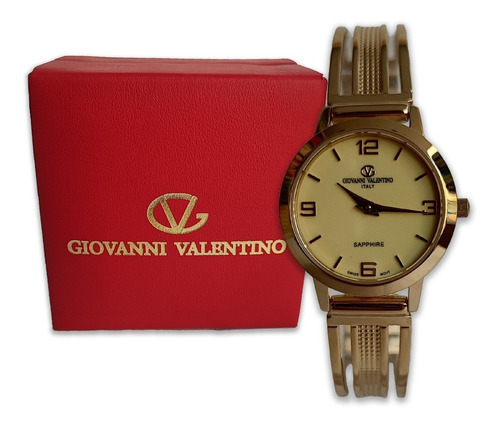 Reloj Dama Giovanni Valentino 10 Micrones En Oro