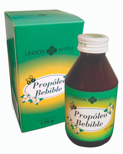 Propoleo Bebible Lindon Apiter, 175g, Miel, Mucolitico Tipo De Envase Botella Vidrio