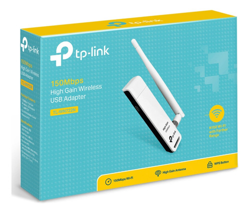 Adaptador Usb Wireless Tp-link Tl-wn722n, 150 Mbps