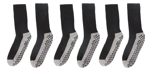 3 Pares De Calcetines De Fútbol Largos Negros Transpirables
