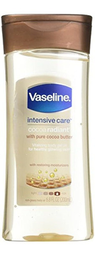Vaseline Total Moisture Cocoa Radiant Body Gel Oil  6.8 Oz