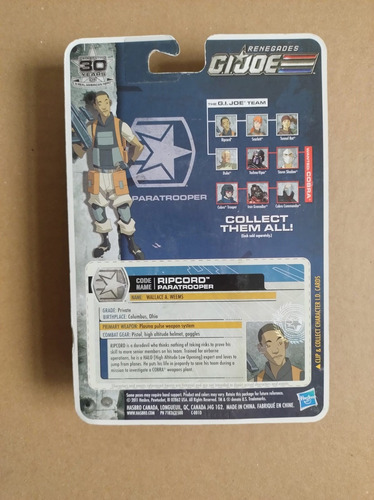 Figuras G.i.joe Ripcord. (Usado)