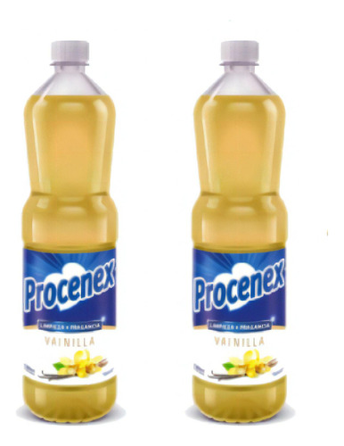 Limpia Piso Liquido Aroma Vainilla 900ml Procenex Pack X2u