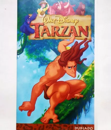 Filme Vhs Tarzan Desenho - Dublado, Filme e Série Disney Usado 48443603