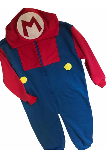 Pijama De Super Mario Personalizado Por Pedido Para Niños