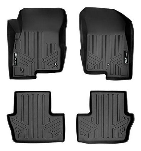 Tapetes - Maxliner Floor Mats 2 Row Liner Set Black For 2017