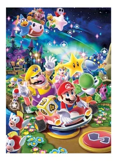 Kit De Pintura Diamantes Diamond Painting Mario Kart 30x40cm