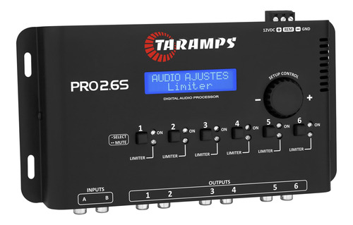 Crossover Processador Audio Digital Equaliza Pro 2.6 Taramps