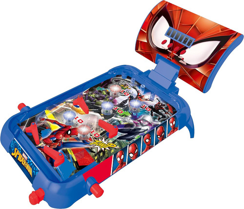 Lexibook- Spider-man Máquina Electrónica De Pinball De Mesa