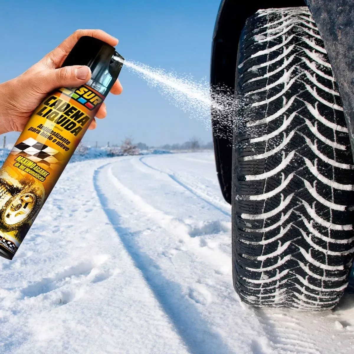 Tercera imagen para búsqueda de silicona en aerosol para cubiertas para nieve