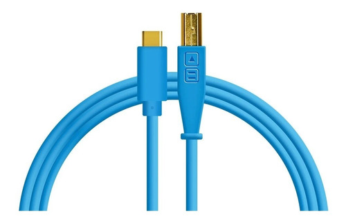 Cable Usb-c A Usb-b 1.5 Metros Celeste Chroma Dj Techtools