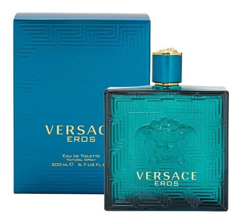 Imagen 1 de 1 de Perfume Versace Eros Edt 200 Ml Original