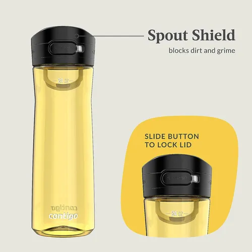 Set 2 Botellas De Agua Contigo Tapa Chug Con Mango