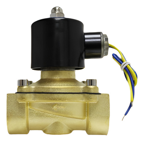 U.s. 12v 1 Pulgadas De Bronce Eléctrica Solenoide Válvula Ma