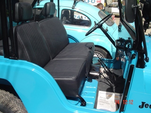 Jeep Willys 4x4 Gasolina 1972 Azul Restaurado Original