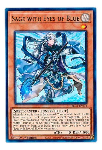Sage With Eyes Of Blue Duel Links Yugi-oh! Sage With Eyes Of Blue Lds2-en011 Ultra | MercadoLibre