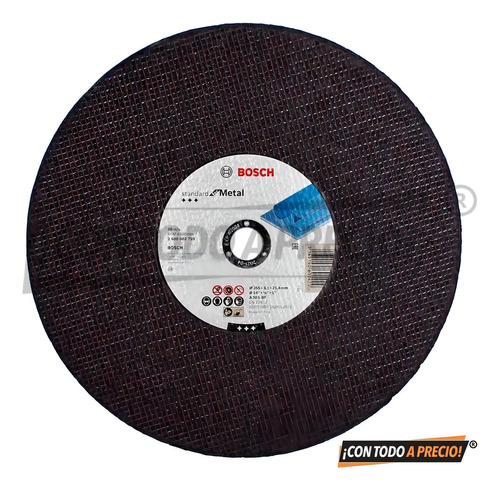 Disco De Corte 2608602759 Standard For Metal Bosch Marrón Oscuro