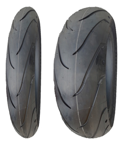 2 Pneus Harley Moto Custom 120/70-18 + 240/40-18 Scorcher 11