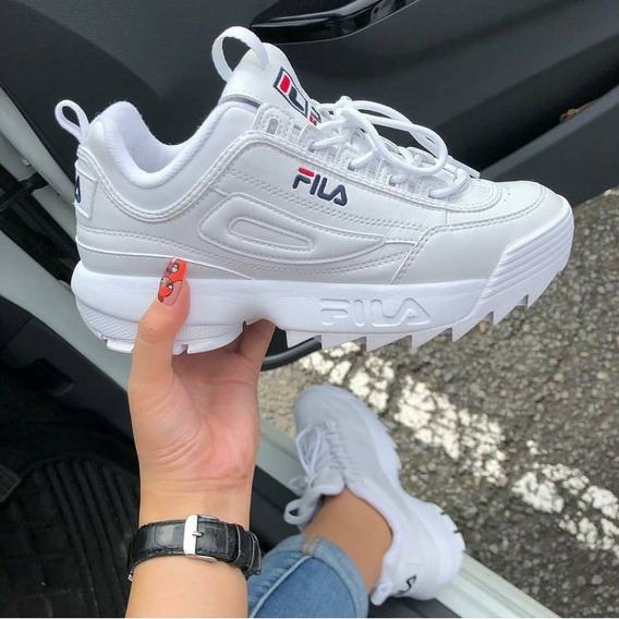 tenis branco da fila mercado livre