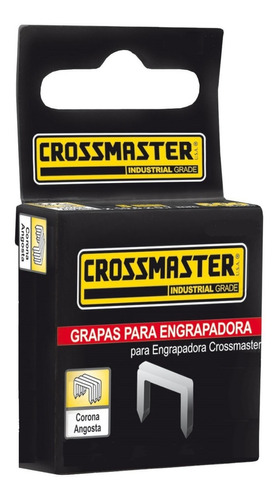 Grapas Rectas 11,3mm X 1000 Unidades Crossmaster