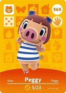 Peggy - Nintendo Animal Crossing Happy Home Card Designer Am